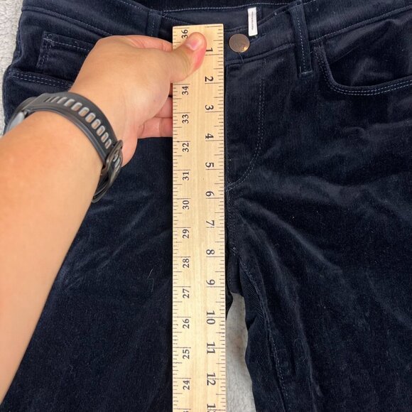 Ann Taylor LOFT Navy Blue Modern Skinny Modern Very Fine Wale Corduroy Size 28/6 - Picture 6 of 13